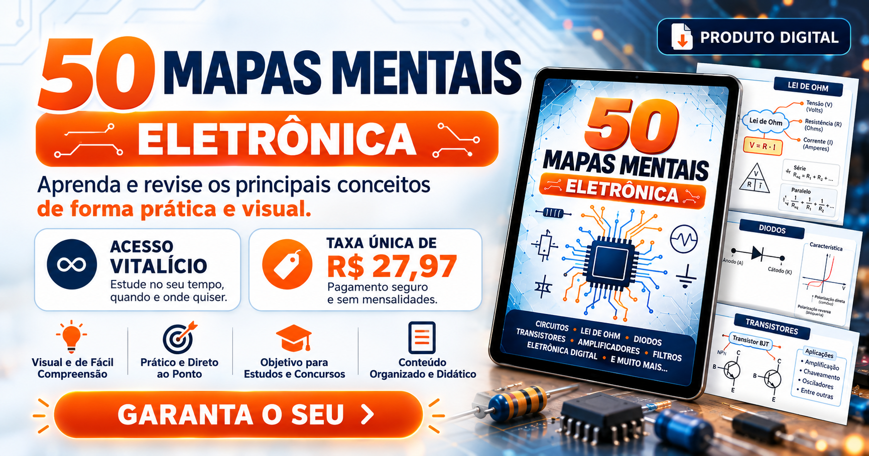 Eletronica - 50 Mapas Mentais
